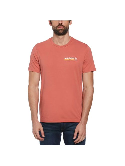 Polera Hombre Golf Estampado Coral